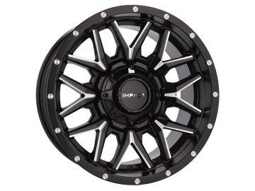 Jantes 4X4 R18x9 10X139/150 ET -12 110.1 (Preto Matte + Aba Polida) 