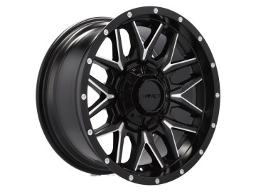 Jantes 4X4 R18x9 10X139/150 ET -12 110.1 (Preto Matte + Aba Polida) 