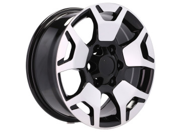 Jantes 4X4 TOYOTA R18x7.5 6X139.7 ET 25 106 (Preto Polido) 