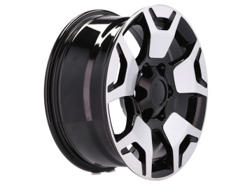 Jantes 4X4 TOYOTA R18x7.5 6X139.7 ET 25 106 (Preto Polido) 