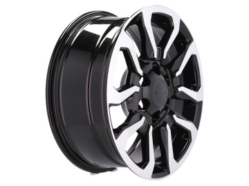 Jantes 4X4 TOYOTA R18x7.5 6X139.7 ET 25 106 (Preto Polido) 