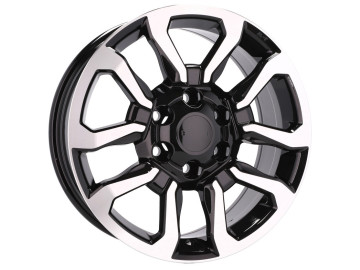 Jantes 4X4 TOYOTA R18x7.5 6X139.7 ET 25 106 (Preto Polido) 