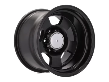 Jantes 4x4 15x10 6X139.7 ET -52 110.5 (Preto Matte)