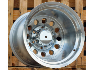 Jantes 4x4 15x12 6X139.7 ET -72 110.1 (Prata Polida)