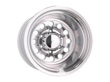 Jantes 4x4 15x12 6X139.7 ET -72 110.1 (Prata Polida)