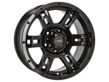 Jantes 4x4 15x7 5X114.3 ET 0 83.1 (Preto)