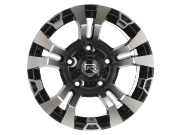 Jantes 4x4 15x8 5X114.3 ET -10 83.1 (Preto Polido)