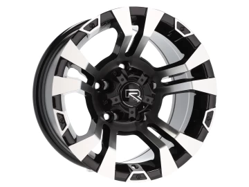 Jantes 4x4 15x8 5X114.3 ET -10 83.1 (Preto Polido)