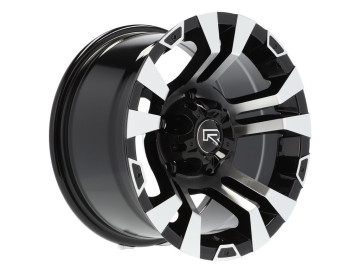 Jantes 4x4 15x8 5X139.7 ET M13 110.1 Preto Polido