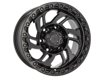 Jantes 4x4 15x8 6X139.7 ET 0 110.1 (Preto Metade Matte)