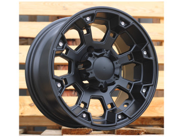 Jantes 4x4 15x8 6X139.7 ET -10 110.1 (Preto Metade Matte)