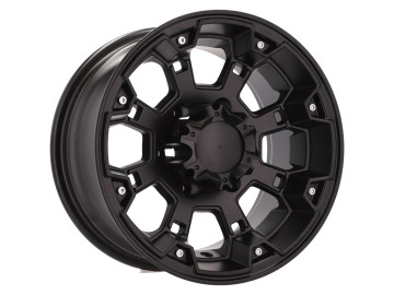 Jantes 4x4 15x8 6X139.7 ET -10 110.1 (Preto Metade Matte)