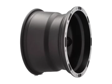 Jantes 4x4 15x8 6X139.7 ET -30 108.1 (Preto Matte + Aba Polida)