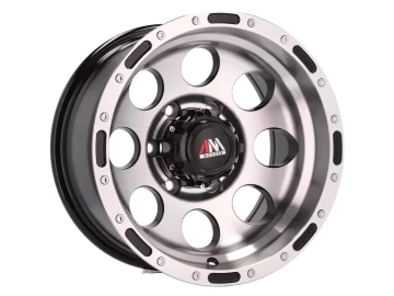 Jantes 4x4 15x8 6X139.7 ET -30 108.1 (Preto Polido)