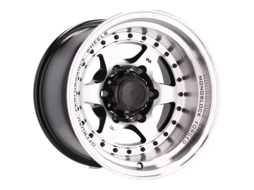 Jantes 4x4 16x10 6X139.7 ET -10 110.1 (Preto Polido)