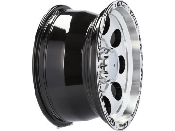 Jantes 4x4 16x10 6X139.7 ET M10 110.1 Preto Polido