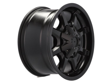 Jantes 4x4 16x8 6X114.3 ET 0 66.1 (Preto Metade Matte)