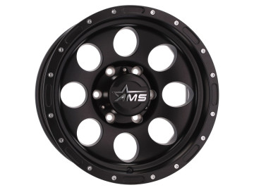 Jantes 4x4 16x8 6X139.7 ET- 20 110.1 (Preto Metade Matte)