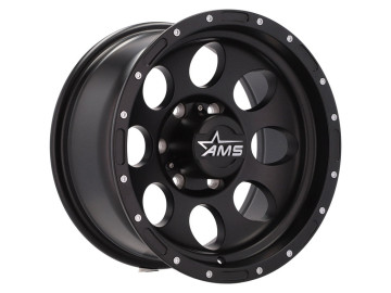 Jantes 4x4 16x8 6X139.7 ET- 20 110.1 (Preto Metade Matte)