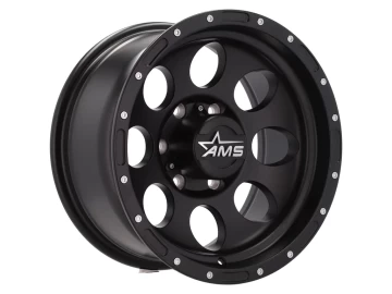 Jantes 4x4 16x8 6X139.7 ET -20 110.1 (Preto Metade Matte)