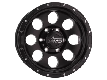 Jantes 4x4 16x8 6X139.7 ET -20 110.1 (Preto Metade Matte)