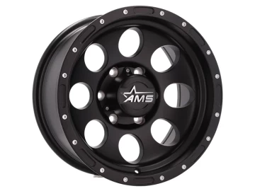 Jantes 4x4 16x8 6X139.7 ET -20 110.1 (Preto Metade Matte)