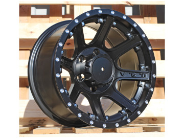 Jantes 4x4 16x8.5 6X139.7 ET -12 110.1 (Preto Matte)