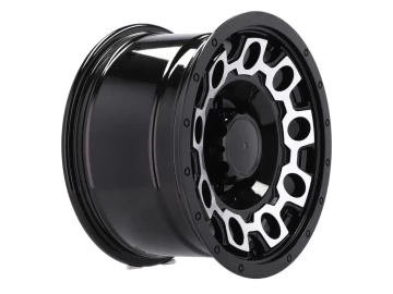 Jantes 4x4 16x9  6X139.7 ET 0 110.1 Preto Polido