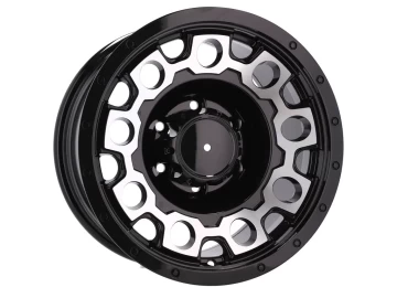 Jantes 4x4 16x9  6X139.7 ET 0 110.1 Preto Polido