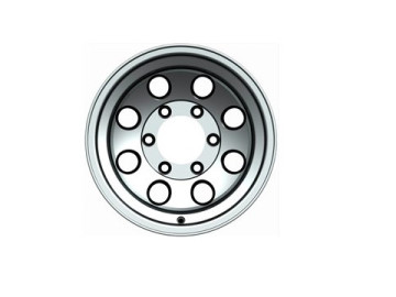 Jantes 4x4 17x10 6X139.7 ET -52 110.5 (Prata Polida)