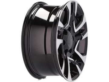 Jantes 4x4 17x7.5 6X139.7 ET 25 106.1 (Preto Polido)