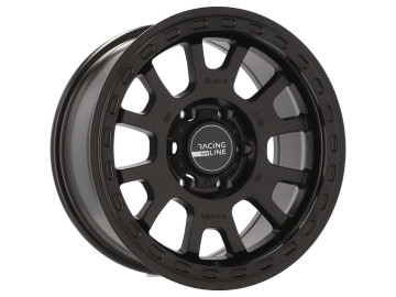Jantes 4x4 17x8 6X139.7 ET 0 110.1 (Preto Metade Matte)