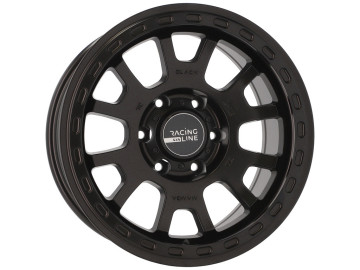 Jantes 4x4 17x8 6X139.7 ET 0 110.1 (Preto Metade Matte)
