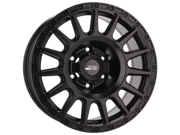 Jantes 4x4 17x8 6X139.7 ET -15 110.1 (Preto Metade Matte)