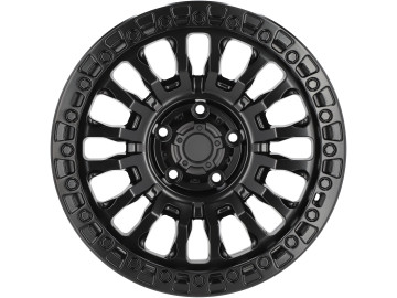 Jantes 4x4 17x8.5 5X127 ET -6 78.1 (Preto Metade Matte)