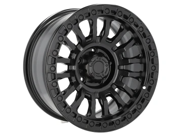 Jantes 4x4 17x8.5 5X127 ET -6 78.1 (Preto Metade Matte)