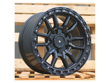 Jantes 4x4 17x8.5 5X139.7 ET 0 110.1 (Preto Metade Matte)