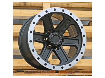 Jantes 4x4 17x8.5 6X139.7 ET 0 110.1 (Preto Matte)