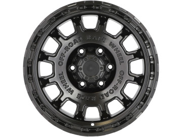 Jantes 4x4 17x8.5 6X139.7 ET 12 106.1 (Preto Metade Matte)