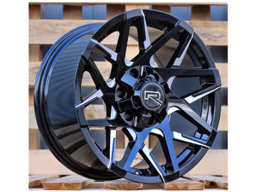 Jantes 4x4 17x9 12X135/139 ET 0 106.1 (Preto)