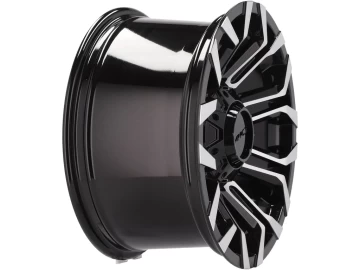 Jantes 4x4 17x9 5X127 ET 0 78.1 (Preto Polido)