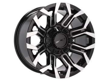 Jantes 4x4 17x9 5X127 ET 0 78.1 (Preto Polido)