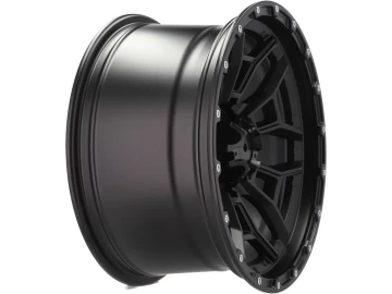 Jantes 4x4 17x9 5X127 ET -6 78.1 (Preto Metade Matte)