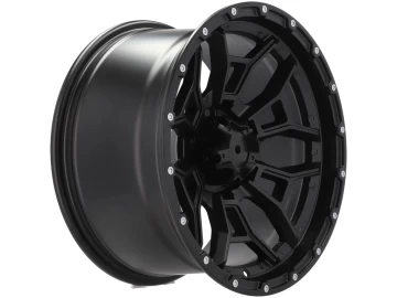 Jantes 4x4 17x9 5X127 ET -6 78.1 (Preto Metade Matte)