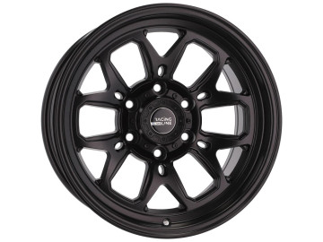 Jantes 4x4 17x9 5X127 ET M6 78.1 (Preto Polido Metade Matte)