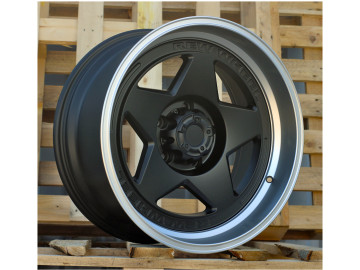 Jantes 4x4 17x9 6X114.3 ET 0 66.1 (Preto Matte)