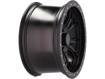 Jantes 4x4 17x9 6X114.3 ET 0 66.1 (Preto Metade Matte)