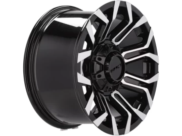 Jantes 4x4 17x9  6X114.3 ET 0 66.1 (Preto Polido)