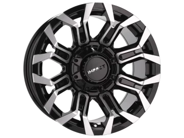 Jantes 4x4 17x9  6X114.3 ET 0 66.1 (Preto Polido)