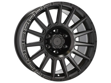Jantes 4x4 17x9 6X114.3 ET 5 66.1 (Preto Metade Matte)